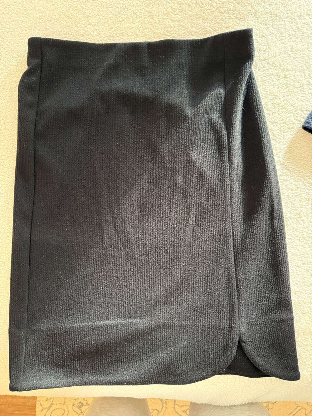 LOFT Black Pencil Skirt with Tulip Hem